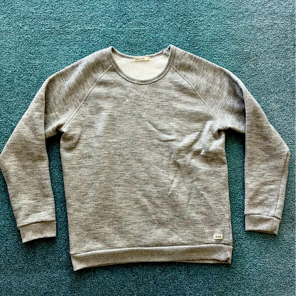 Marine layer crew neck sweatshirt Med